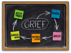 Stages of grief, diagram